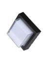 V-TAC 7W LED Стенна Лампа 3000К Черна Квадрат - 218612