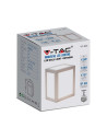 V-TAC 12W Стенна Лампа Бяло Тяло 4000К - 218335 - 11