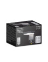 V-TAC 17W LED Стенна Лампа Сензор Черна Квадрат 3000К IP65 - 2948 - 2