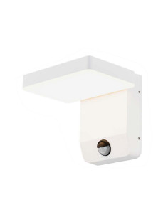 V-TAC 17W LED Стенна Лампа Сензор Бяла Квадрат 4000К IP65 - 2947 - Цена | LEDs4economy