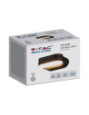 V-TAC 5W Стенна Лампа Черна IP65 Подвижна 4000К - 218289 - 4