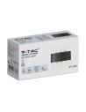 V-TAC 8W Стенна Лампа Пясъчно Черно Тяло 4000К IP54 - 218620 - 8