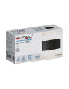 V-TAC 6W Стенна Лампа Пясъчно Черно Тяло 3000К IP54 - 218615 - 12
