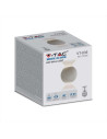 V-TAC 6W Стенна Лампа Сива Кръг IP65 Две Посоки 4000К - 218306 - 6