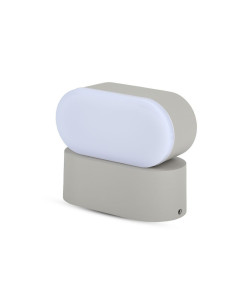 V-TAC 6W Стенна Лампа Сива IP65 Подвижна 4000К - 218291 - Цена | LEDs4economy
