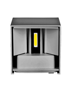 V-TAC 11W Стенна Лампа Bridgelux Чип Сива Квадрат 4000К - Цена | LEDs4economy 2