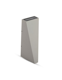 V-TAC 6W Стенна Лампа Сива IP65 Две Посоки 3000К - 218299 - Цена | LEDs4economy