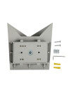 V-TAC 5W Стенна Лампа Сива IP65 Една Посока 4000К - 218285 - 2