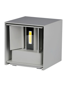 V-TAC 5W Аплик Сиво Тяло Квадрат IP65 4000K - 217089 - Цена | LEDs4economy