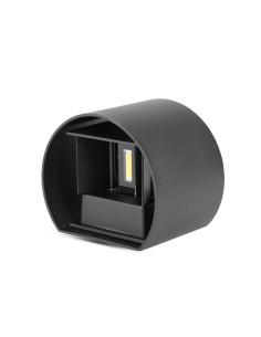 V-TAC 6W Аплик Черно Тяло Кръг IP65 3000K - 217081 - Цена | LEDs4economy 2