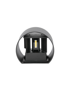 V-TAC 6W Аплик Черно Тяло Кръг IP65 3000K - 217081 - Цена | LEDs4economy