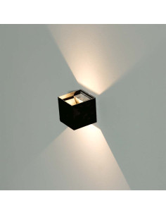 V-TAC 5W Аплик Черно Тяло Квадрат IP65 4000K - 217087 - Цена | LEDs4economy 2