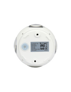 V-TAC 4W Стенна Лампа Бяло Тяло Кръг 3000K IP65 - 8551 - Цена | LEDs4economy 2