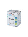 V-TAC 12W Стенна Лампа Сиво Тяло 6400K - 8339 - 8