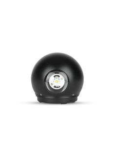 V-TAC 6W LED Стенна Лампа Черна Кръг IP65 Две Посоки 3000K - 8303 - Цена | LEDs4economy