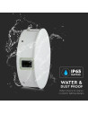 V-TAC 4W Стенна Лампа Бяло Тяло Кръг Неутрална Светлина IP65 - 8214 - 5