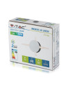 V-TAC 4W Стенна Лампа Бяло Тяло Кръг Неутрална Светлина IP65 - 8214 - 6