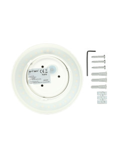 V-TAC 6W Аплик Бяло Тяло Кръг IP65 Неутрално Бяла Светлина - 7525 - Цена | LEDs4economy 2