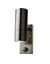 V-TAC Фасадно Тяло за Стена GU10 Сензор Сатен Никел Две Посоки IP44 - 7503 - 2