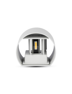 V-TAC 6W Аплик Bridglux Чип Сиво Тяло Кръг Топло Бяла Светлина - 7083 - Цена | LEDs4economy