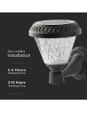 V-TAC Соларна Стенна Дистанционно 3 в 1 IP44 - 93575 - 2