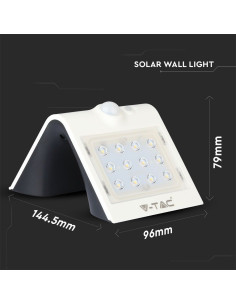 V-TAC Соларно тяло 1.5W 4000K Бяло Тяло - 8276 - Цена | LEDs4economy 2