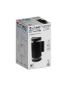 V-TAC LED Стенна Лампа Черна Кръг IP44 - 93573 - 3