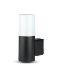 V-TAC GU10 Градинска Стенна Лампа Черна Цилиндър IP54 - 7566 - Цена | LEDs4economy