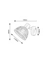 Rabalux Rattan Спот осветление IP20 E14 1x MAX 15W 3133 - 2