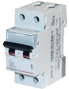 Legrand Автоматичен прекъсвач TX3 2P 32A крива С 6kA - 403531 - Цена | LEDs4economy