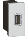 Legrand Розетка USB за зареждане тип А 1.1A 5.5W 1 мод. цвят Алуминий Mosaic - 079391 - Цена | LEDs4economy