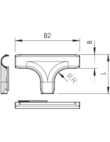 OBO Отваряем T-елемент за Quick-Pipe - М16  /до изчерпване/ - 