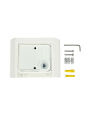 V-TAC 5W Аплик Бяло Тяло Кръг IP65 3000K - 217082 - 4