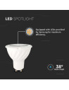 LED Крушка - SAMSUNG ЧИП 6W GU10 3000K - 3