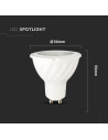 LED Крушка - SAMSUNG ЧИП 6W GU10 3000K - 6