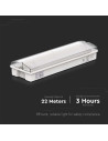 V-TAC 3W Евакуационна Тебела Тест Бутон Дистанционно 6400К - 7688 - 6