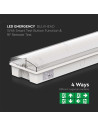 V-TAC 3W Евакуационна Тебела Тест Бутон Дистанционно 6400К - 7688 - 11