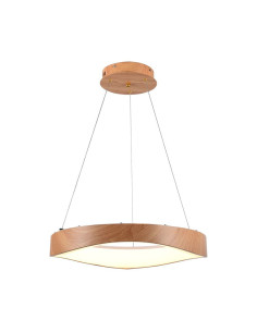 V-TAC 25W LED Пендел Дизайн Дърво+Бяло Тяло D500 - 23364 - Цена | LEDs4economy