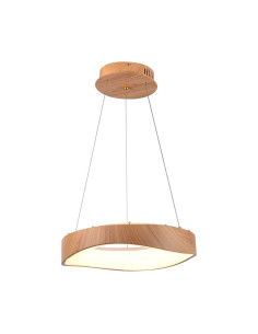 V-TAC 18W LED Пендел Дизайн Дърво+Бяло Тяло D400 - 23363 - Цена | LEDs4economy
