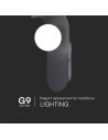 V-TAC Стенна Лампа Дизайн G9 Черна IP20 - 23407 - 3