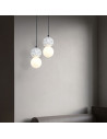 V-TAC LED Пендел Дизайн Мрамор + Стъкло Бяло Тяло - 23376 - 2
