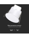 V-TAC COB Сензор За Присъствие 3м Радиус IP65 Бял IP65 - 23429 - 4