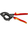 Knipex Ножици за рязане на кабел до 600мм2, VDE 1000V жълто-червена ръкохватка 320мм, с фиксатор,  - K9536320 - 3