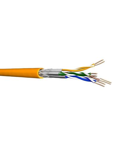 DRAKA Кабел Cat.7 S/FTP LSZH Eca жълт – 500m UC900  - PG60011603