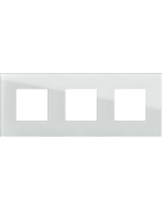 TEM Рамка 2+2+2M, цвят Бяло стъкло, Modul Edge - OG26GLM - Цена | LEDs4economy