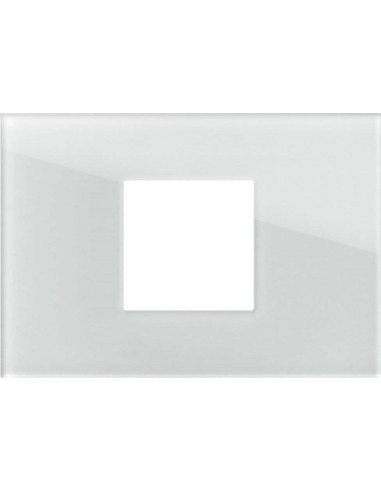 Рамка 2/3M, цвят Бяло стъкло, Modul Edge TEM