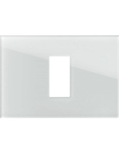 TEM Рамка 1/3M, цвят Бяло стъкло, Modul Edge - OG13GLM - Цена | LEDs4economy