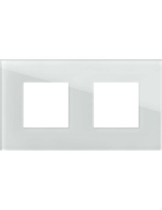TEM Рамка 2+2M, цвят Бяло стъкло, Modul Edge - OG24GLM - Цена | LEDs4economy
