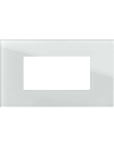 Рамка 4M, цвят Бяло стъкло, Modul Edge TEM