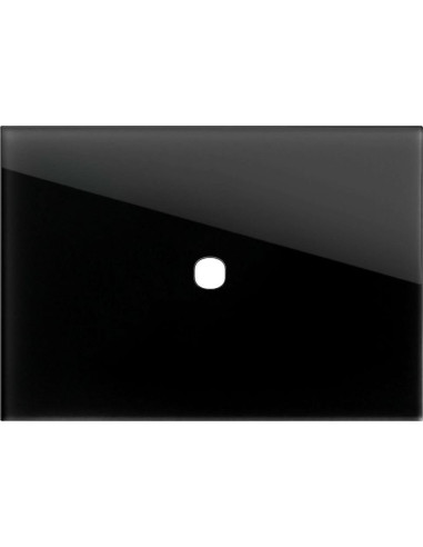Рамка 1/3M, цвят Черно стъкло, Edge TEM